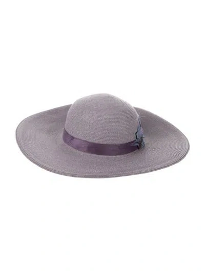 Pre-owned Eugenia Kim Wide Brim Sun Hat In Purple