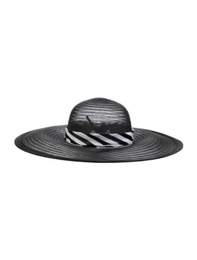 Pre-owned Eugenia Kim Wide Brim Sun Hat W/tags In Black
