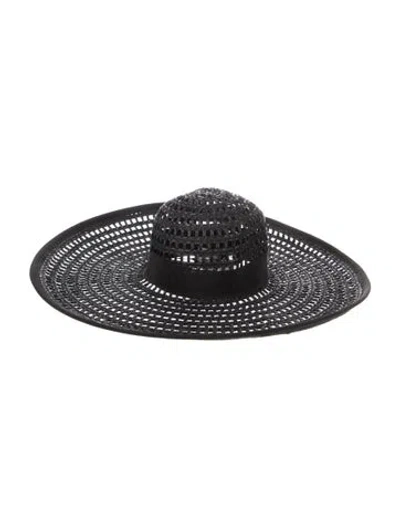 Pre-owned Eugenia Kim Wide Brim Sun Hat W/tags In Black