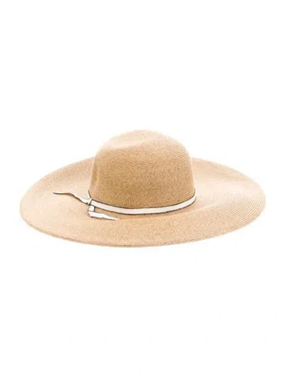 Pre-owned Eugenia Kim Wide Brim Sun Hat  W/tags In Neutral