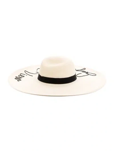 Pre-owned Eugenia Kim Wide Brim Sun Hat  W/tags In Neutral