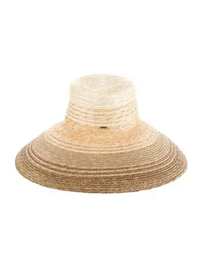 Pre-owned Eugenia Kim Wide Brim Sun Hat W/tags In Neutrals