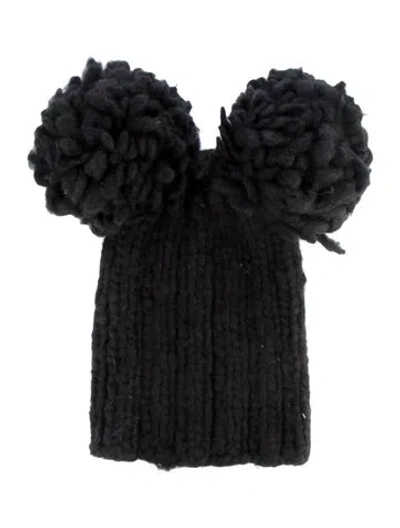 Pre-owned Eugenia Kim Winter Beanie In Black