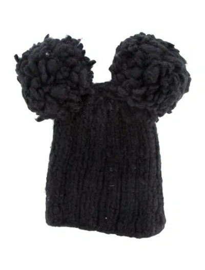 Pre-owned Eugenia Kim Winter Beanie In Black