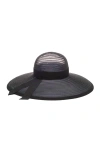 Eugenia Kim Women's Bunny Sun Hat In Black Horsehair In Multi