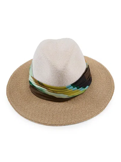 Eugenia Kim Women's Courtney Woven Toyo Fedora In Brown