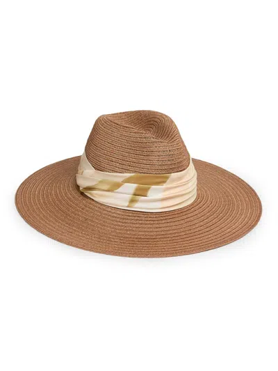 Eugenia Kim Women's Emmanuelle Woven Wide-brim Fedora In Multi