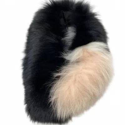 Eugenia Kim Women's Faux Fur Collar Scarf In Black Pink In Multi