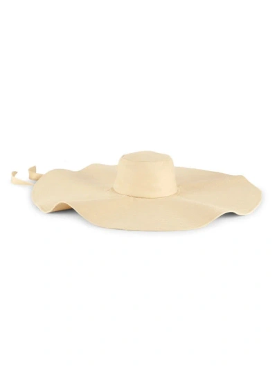 Eugenia Kim Women's Giselle Linen Packable Sunhat In Beige