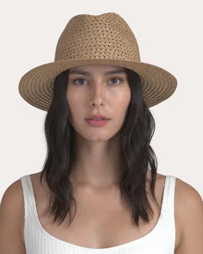 Eugenia Kim Women's Lillian Woven Toyo Fedora In Gray
