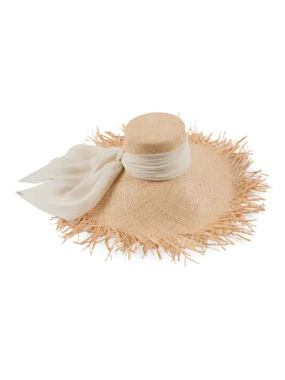 Eugenia Kim Women's Mirabel Raffia Fedora In Neutral