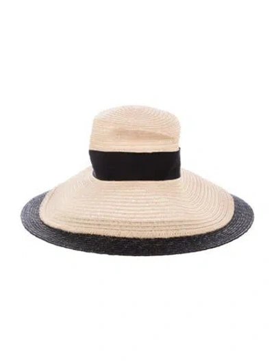Pre-owned Eugenia Kim Women's Nylon Sun Hat In Neutrals