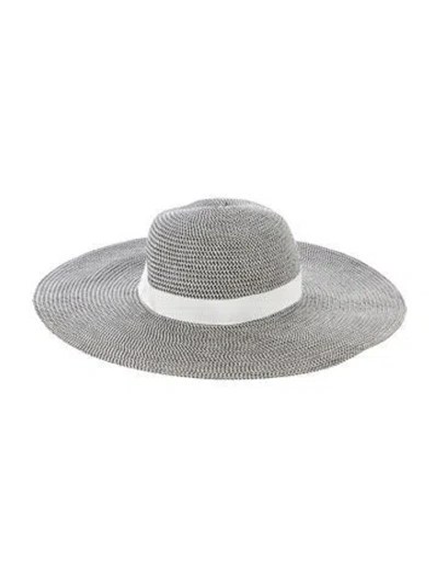 Pre-owned Eugenia Kim Women's Polyester Sun Hat In White