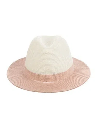 Pre-owned Eugenia Kim Women's Raffia Sun Hat  W/tags In Neutral