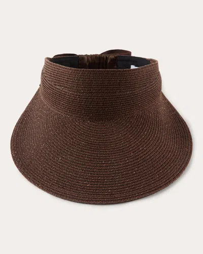 EUGENIA KIM WOMEN'S RICKY METALLIC TOYO VISOR