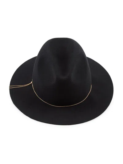 Eugenia Kim Sandy Wool Felt Fedora In Black