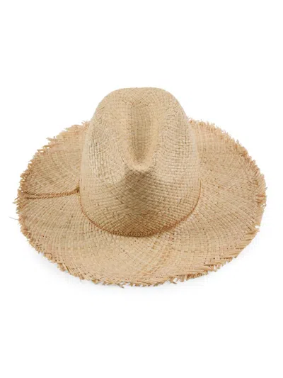 Eugenia Kim Women's Sandy Raffia Fedora In Yellow