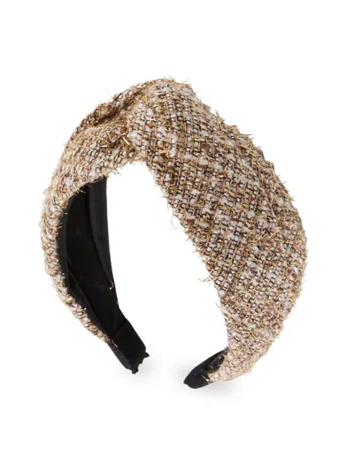 Eugenia Kim Women's Trish Tweed Headband In Brown