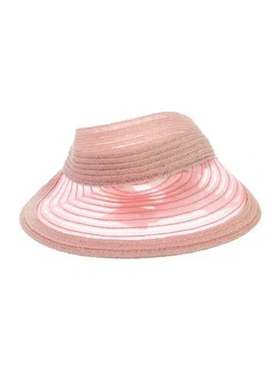 Pre-owned Eugenia Kim Women's Visor Hat. In Pink
