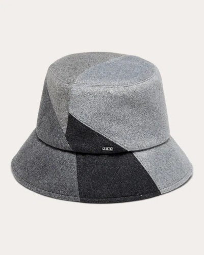 Eugenia Kim Women's Yuki Patchwork Bucket Hat In Gray