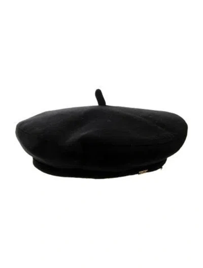 Pre-owned Eugenia Kim Wool Barret In Black