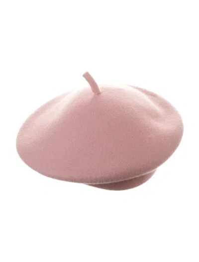 Pre-owned Eugenia Kim Wool Beret Hat. W/tags In Pink