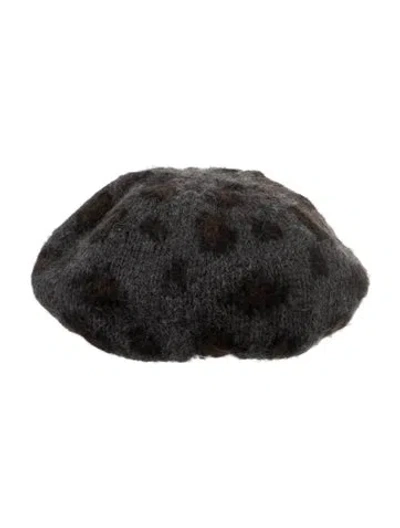 Pre-owned Eugenia Kim Wool Blend Cap In Gray