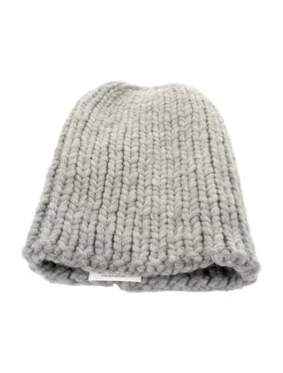 Pre-owned Eugenia Kim Wool Crochet Beanie In Gray