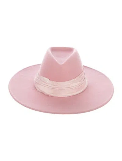 Pre-owned Eugenia Kim Wool Fedora In Pink