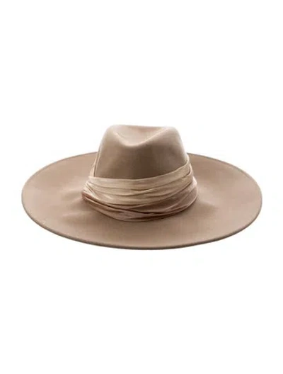 Pre-owned Eugenia Kim Wool Felt Fedora Hat In Neutral