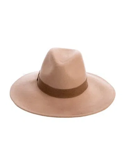 Pre-owned Eugenia Kim Wool Felt Fedora Hat In Neutral