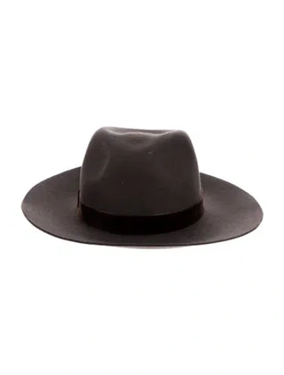 Pre-owned Eugenia Kim Wool Hat In Brown
