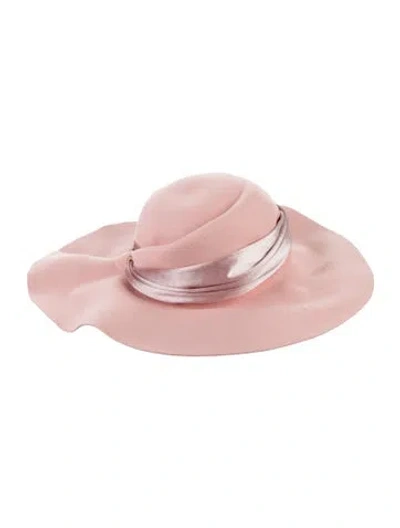 Pre-owned Eugenia Kim Wool Hat In Pink