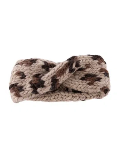 Pre-owned Eugenia Kim Wool Headband In Neutral