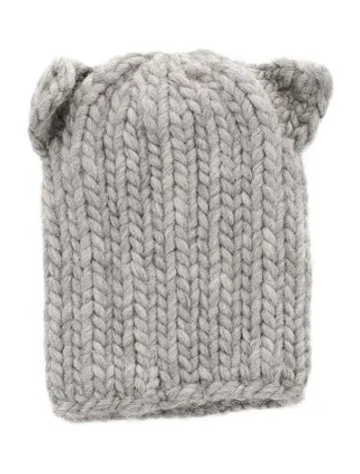 Pre-owned Eugenia Kim Wool Knit Beanie In Gray