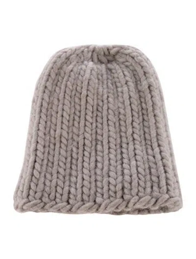 Pre-owned Eugenia Kim Wool Knit Beanie In Gray