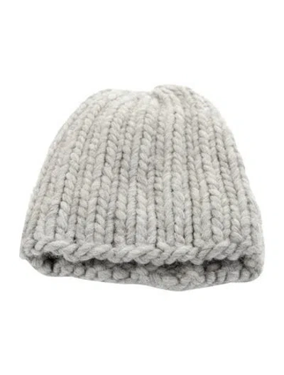 Pre-owned Eugenia Kim Wool Knit Beanie In Gray