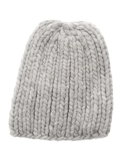 Pre-owned Eugenia Kim Wool Knit Beanie In Gray
