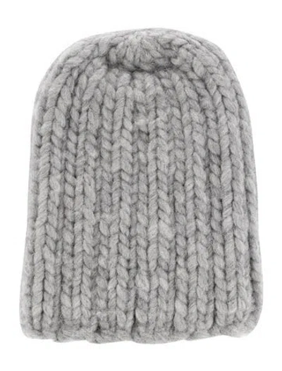 Pre-owned Eugenia Kim Wool Knit Beanie In Gray