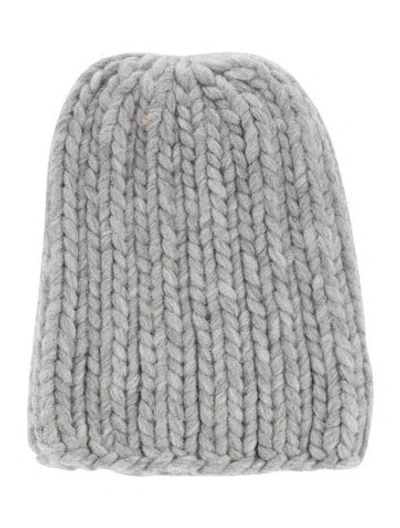 Pre-owned Eugenia Kim Wool Knit Beanie In Gray