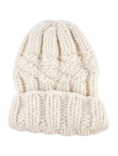 Pre-owned Eugenia Kim Wool Knitted Beanie In Neutral
