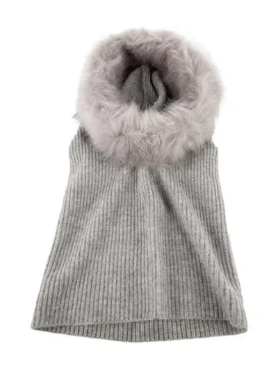 Pre-owned Eugenia Kim Wool Knitted Hoodie In Grey