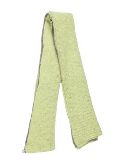 Pre-owned Eugenia Kim Wool Printed Scarf In Green