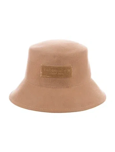Pre-owned Eugenia Kim Wool Tie Bucket Hat ` In Neutral