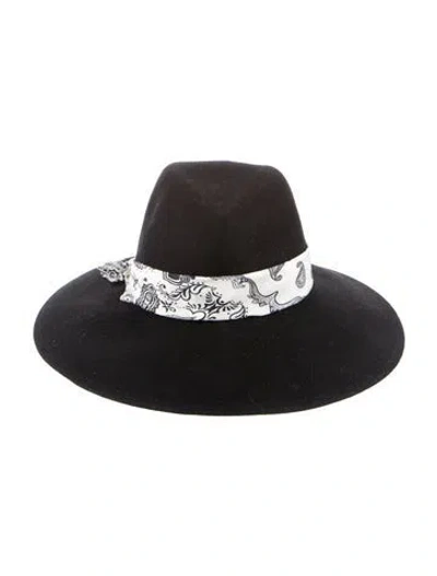 Pre-owned Eugenia Kim Wool Wide Brim Sun Hat In Multi
