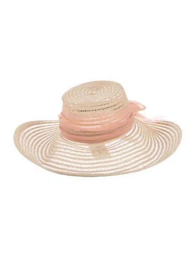 Pre-owned Eugenia Kim Woven Sun Hat In Neutrals