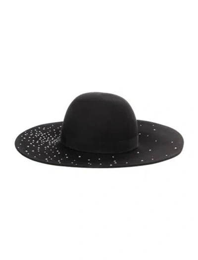 Pre-owned Eugenia Kim Woven Sun Hat  W/tags In Black