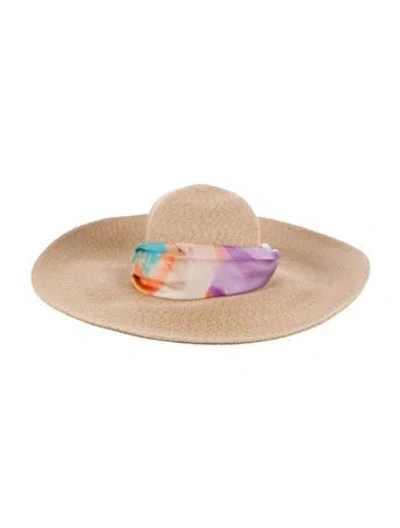 Pre-owned Eugenia Kim Woven Sun Hat W/tags In Neutral