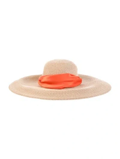 Pre-owned Eugenia Kim Woven Sun Hat W/tags In Neutral