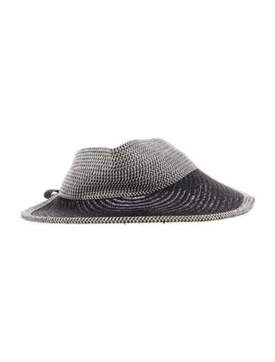 Pre-owned Eugenia Kim Woven Sun Visor In Multi
